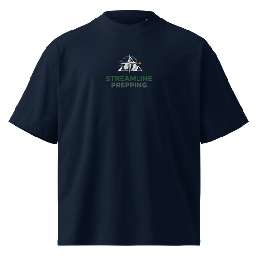 STREAMLINE PREPPING - Organic Oversized High Neck Blaster 2.0 T-Shirt