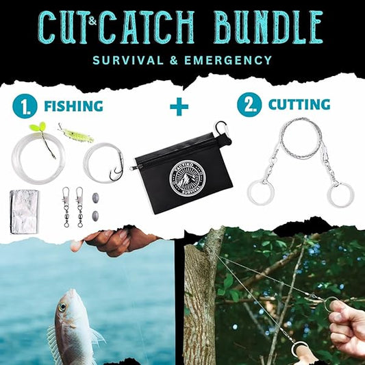 TACTIKO SURVIVAL - Cut & Catch Compact Survival Gear Bundle