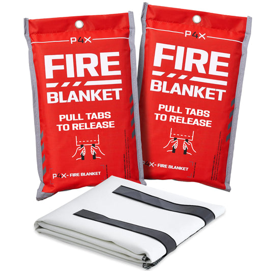 PREPARED4X - Emergency Fire Blankets for Home