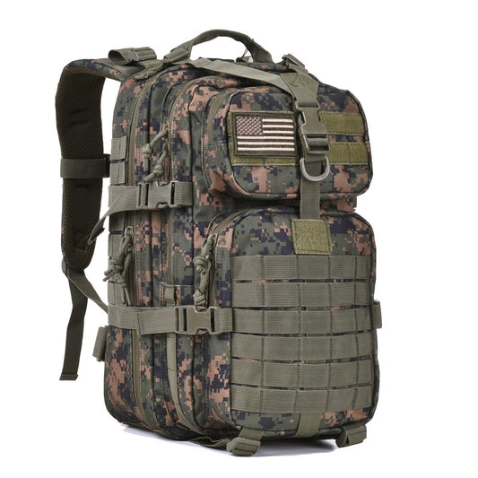 REEBOW GEAR - Military Tactical Assault Backpack 34L Woodland Camo