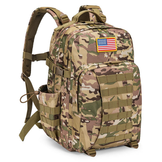 CVLIFE - Tactical Backpack 40L Military MOLLE Assault Pack CP