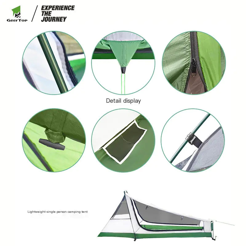 GEERTOP - Waterproof Pyramid Tent