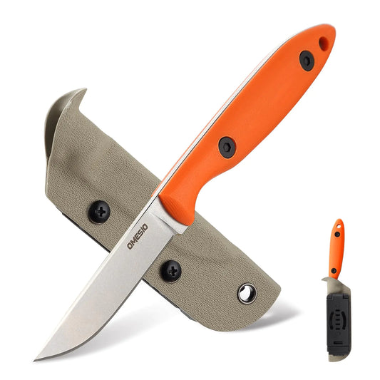 OMESIO - Fxed Blade Knife with Kydex Sheath