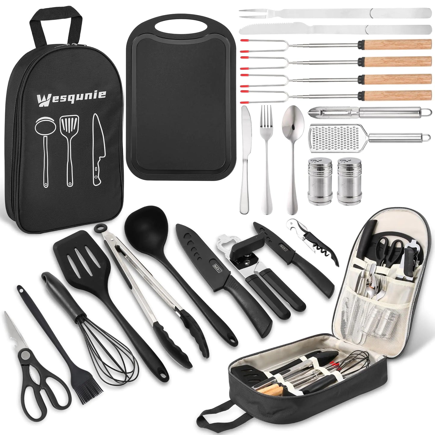 WESQUNIE - Camping Utensils Cooking Set