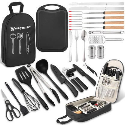 WESQUNIE - Camping Utensils Cooking Set